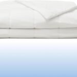 Cooling Duvet with Antimicrobial Technology and Boxed Quilt Design
