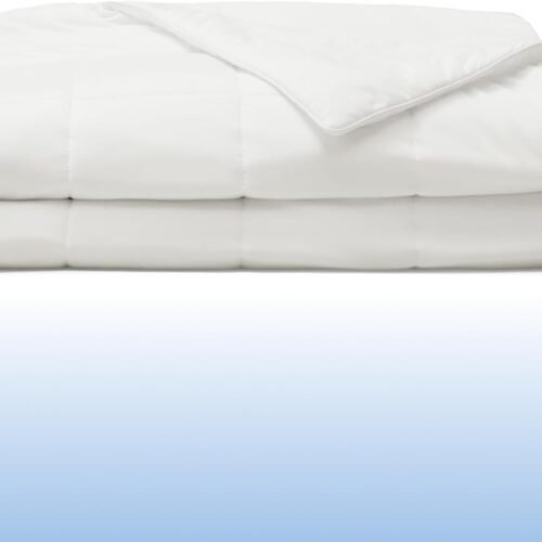 Cooling Duvet with Antimicrobial Technology and Boxed Quilt Design