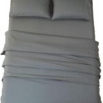 Double Brushed Microfiber Sheet Set with Embroidery Detail