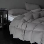 Down Fiber Comforter with Baffle Box and Poly Cotton Shell