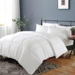 Cotton Comforter with Organic Cover and Recycled Microfiber Fill