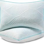 King Size Cooling Memory Foam Pillow Set with Adjustable Fill