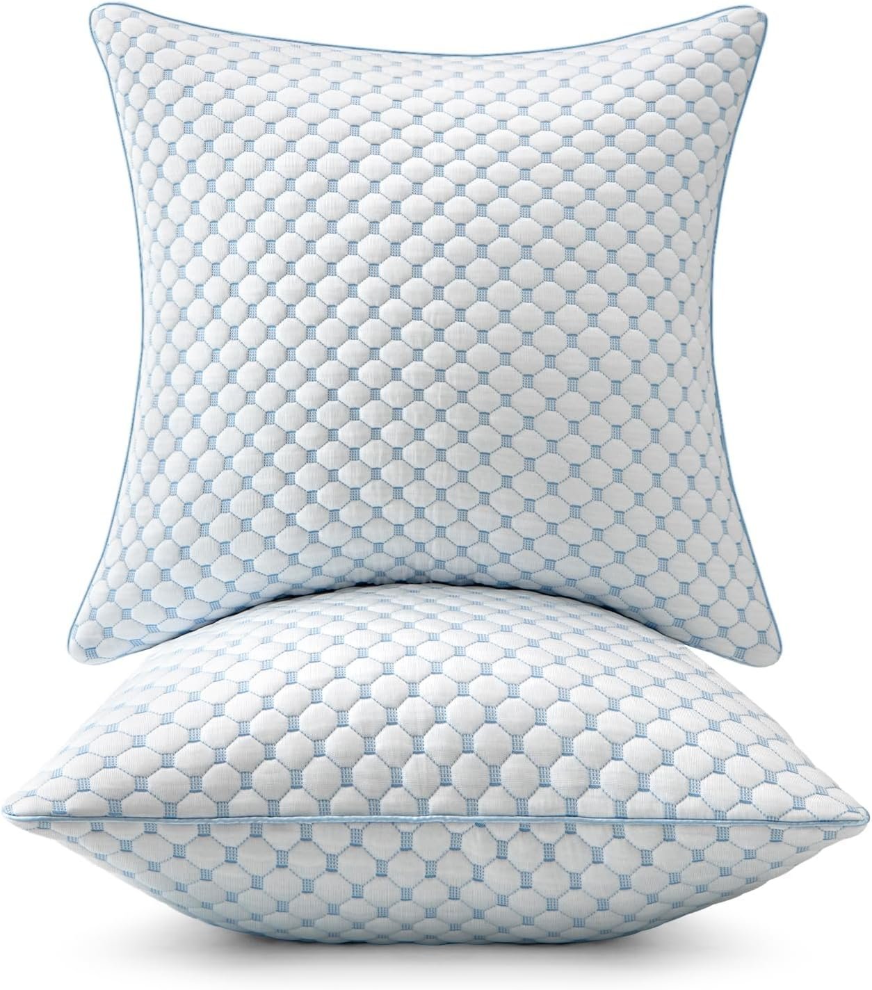 71WqNkt4WnL._AC_SL1500_.jpg Cooling Honeycomb Pillow Insert with Shredded Memory Foam Fill - Image 1