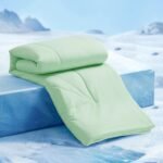 Cooling Comforter with Japanese Cooling Fiber and Knitted Reverse