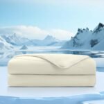 Cooling Comforter with Silk Blend Filler and Dual Sided Fabric