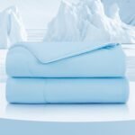 Cooling Comforter with Nylon Spandex Blend and Silky Smooth Texture