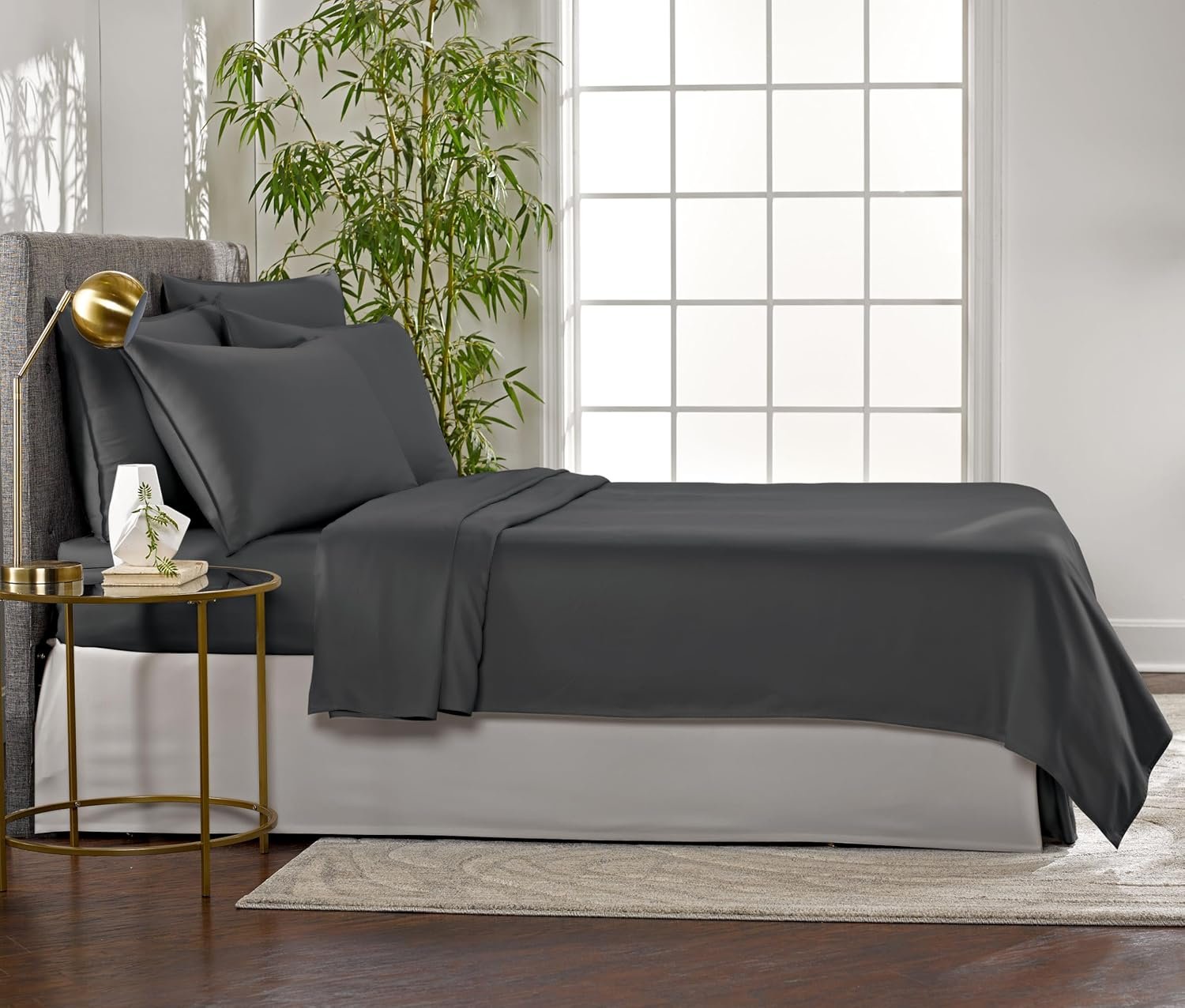 81UUMChVa4L._AC_SL1500_.jpg Bamboo Viscose Sheet Set with Sateen Weave and Envelope Pillowcases - Image 1