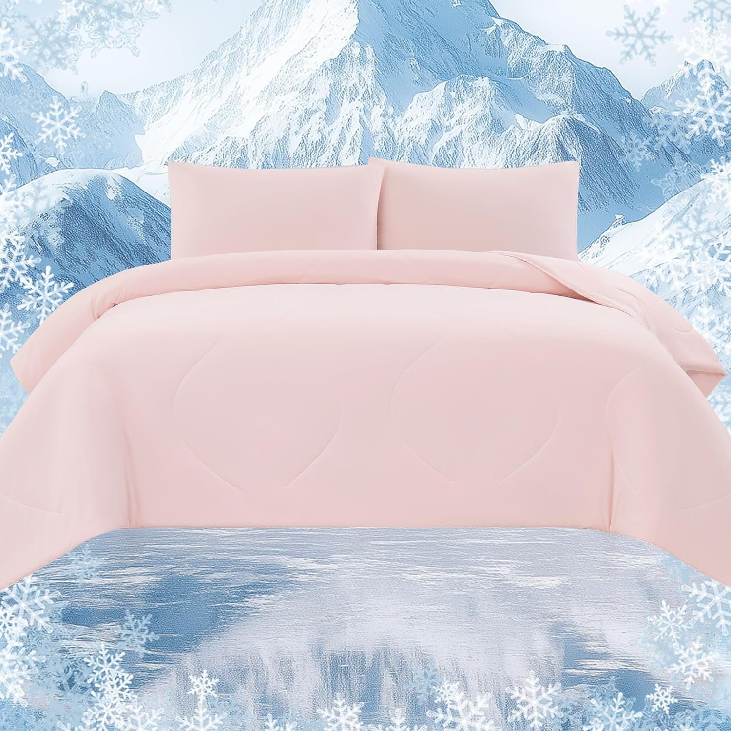 81shTak-bUL._AC_SL1500_.jpg Cooling Bedding Comforter Set with Qmax Tech and Deep Pocket Sheets - Image 1
