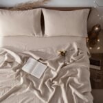 Pure Linen Sheet Set with Temperature Balance and Deep Pocket