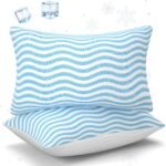 Dual Sided Cooling and Cozy Fabric Pillow with Adjustable Loft