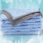 Double Sided Blanket with Cooling Nylon and Jersey Cotton