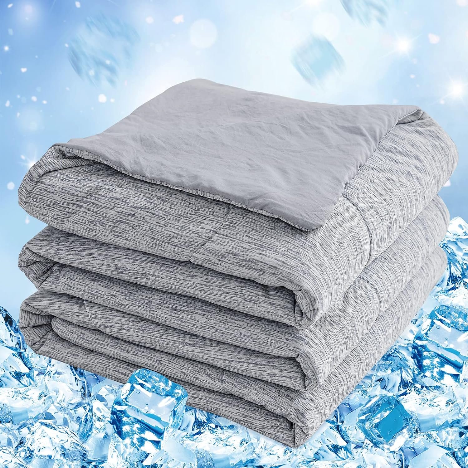 91blTy-tPiL._AC_SL1500_.jpg Cooling Comforter with Japanese Cooling Technology and Skin Friendly Reverse - Image 1